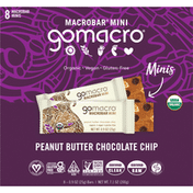 GoMacro Macrobar, Peanut Butter Chocolate Chip, Minis