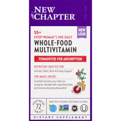New Chapter Whole-Food Multivitamin, 55+, Every Woman's One Daily, Vegetarian Tablets