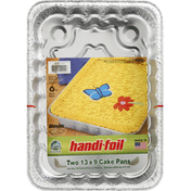 Handi-Foil Cake Pans, 13 x 9, 2 Pack