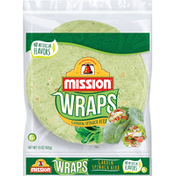 Mission Wraps Garden Spinach Herb Tortillas