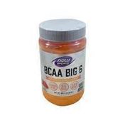 Now Sports Bcaa Big 6 5 G Amino Acids/endurance/recovery Betaine 1.5 G Dietary Supplement Powder, Watermelon