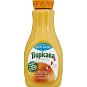 Tropicana 100% Juice, Orange, Low Acid, No Pulp