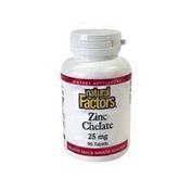 Natural Factors 25mg Zinc Chelate