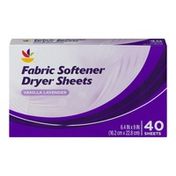 SB Fabric Softener Dryer Sheets Vanilla Lavender - 40 CT