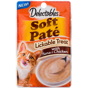 Delectables Lickable Treat, with Tuna & Chicken, for Cats