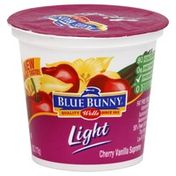 Blue Bunny Yogurt, Light, Cherry Vanilla Supreme
