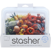 Stasher Storage Bag, Plastic-Free, Reusable
