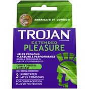 Trojan Climax Control Lubricant Latex Condoms