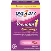 One A Day Women's Prenatal 1 with DHA & Folic Acid Softgels Multivitamin/Multimineral Supplement
