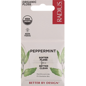 Radius Floss, Organic, Peppermint
