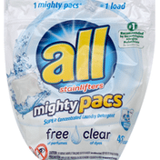 all Laundry Detergent, Super Concentrated, Free Clear