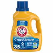 Arm & Hammer Clean & Simple, 35 Loads Liquid Laundry Detergent,, (Packaging May Vary)