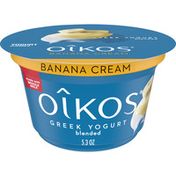 Oikos Greek Not So Traditional Blended Like A Dream Banana Cream Yogurt