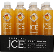 Sparkling Ice Sparkling Water, Orange Mango, 12 Pack