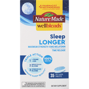 Nature Made Sleep Longer, Maximum Strength, 10 mg, Tablets