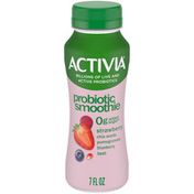 Activia Chia Seeds Strawberry Pomegranate Blueberry Beet Smoothie