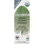 Cocokind Exfoliator, Organic, Sea Moss