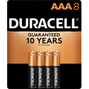Duracell Batteries, Alkaline, AAA, 8 Pack