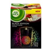 Air Wick Apple Cinnamon Medley Black Edition Color Changing Candle
