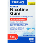 TopCare Stop Smoking Aid, 4 mg, Gum, Ice Mint Flavor