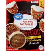 Great Value Bao Buns Kit, Vietnamese Inspired, Pork Belly