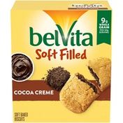 belVita Soft Filled Cocoa Creme Soft Baked Biscuits