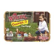 Wilcox Family Farms Free Range, Large Brown, Omega-3, Non GMO