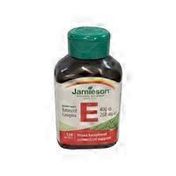 Jamieson 400-IU Vitamin E Balanced Complex With Mixed Tocopherols Softgels