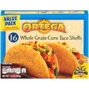 Ortega Whole Grain Corn 16 ct Value Pack Taco Shells