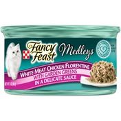 Fancy Feast Medleys White Meat Chicken Florentine Cat Food