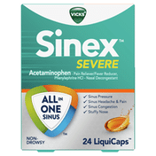 Vicks Sinex Severe All-In-One Sinus Pressure, Pain, Congestion, & Headache