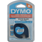 Dymo Label Refills Recharges, White, Plastic