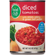 Food Club Tomatoes with Onions, Celery & Green Pepper, Diced