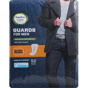 Signature Home Guards for Men, Maximum Absorbency, One Size