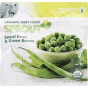 Sprout Baby Food, Organic, Sweet Peas & Green Beans, 2