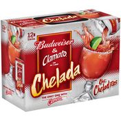 Budweiser Chelada with Clamato, Beer Cans