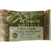 Miracle Noodle Zero Net Carb, Gluten Free Shirataki Pasta. Garlic and Herb Fettuccini