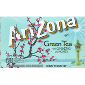 Arizona Green Tea, with Ginseng and Honey, Decaffeinated