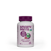 SmartyPants Kids Probiotic Immunity Formula Daily Gummy Vitamins: Probiotics & Prebiotics Boosting Immunity & Digestive Support, Vegan, 4 bil CFU, Grape (30 Day Supply)