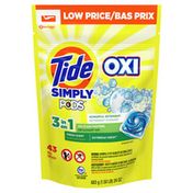 Tide Simply Pods +Oxi Liquid Laundry Detergent Pacs, Daybreak Fresh
