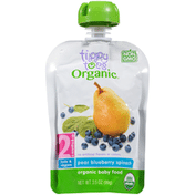 Tippy Toes Pear Blueberry Spinach Organic Baby Food