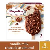 Haagen-Dazs Vanilla Milk Chocolate Almond Ice Cream Bars