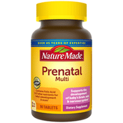 Nature Made Prenatal Tablets with Folic Acid, Iron, Iodine & Zinc