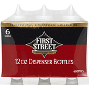 First Street Dispenser Bottles, Clear