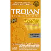 Trojan Condoms, Premium Latex, Ultrasmooth Lubricant