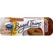 Thomas’ Bagels, Pre-Sliced, Oatmeal with Cinnamon