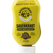 Sauer Frau Sauerkraut, Fermented, Craft Beer Mustard, Squeezable