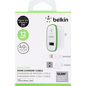 Belkin Home Charger + Cable, Boost Up, 12 Watt
