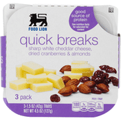 Food Lion Snack Kit, Quick Breaks, 3 Pack