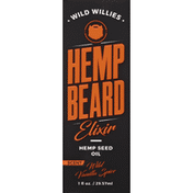 Wild Willies Hemp Beard Elixir, Wild Vanilla Spice